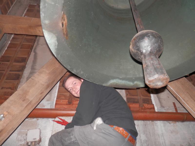 Cagdas im Glockenturm